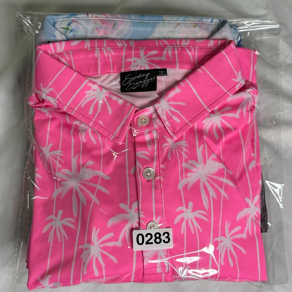 Sunday Swagger Men's Golf Polo Shirt's XXL Lot of 5 Performance Stretch - Picture 16 of 16